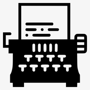 Png File - Typewriter Svg