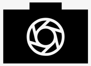 Camera Silhouette With Zoom Lens Outline Vector - Silueta De Camara