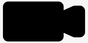Video Camera Black Silhouette Symbol Comments - Png Black Silhouette Camera