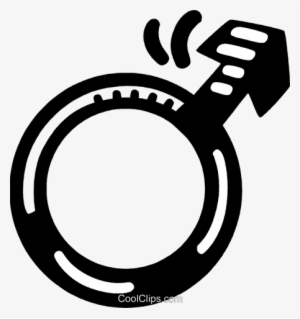 Male Symbol Royalty Free Vector Clip Art Illustration - Illustration