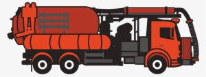Vacuum Truck - Vac Truck Clipart