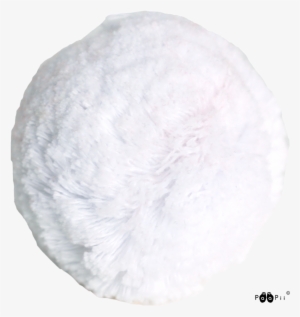 Cotton Pom Pom 7cm, White - Cotton