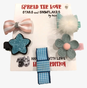 Aqua Pom-pom Hairclips - Craft