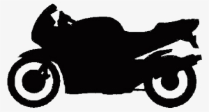 This Will Auto Select Road Surface And Twisty Rating - Black Motorcycle Cake Silhouette