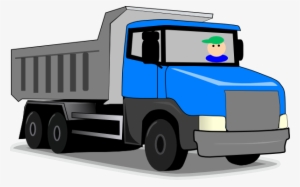 Construction Truck Clip Art - Gambar Animasi Png Truk