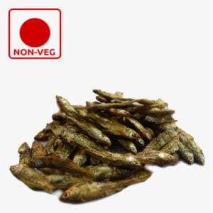 Exotic Delights Small Dry Fish Pack - Veg Non Veg Symbol