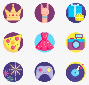 Night Party - Customer Service Vector Icon