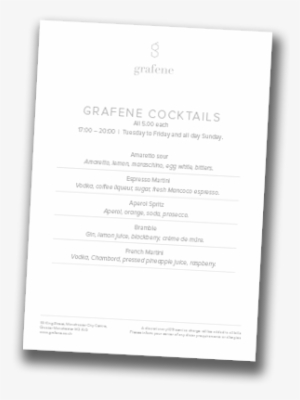 Grafene Cocktail Bar Manchester - Grafene