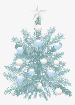 Blue Christmas Tree Png Download - Transparent Christmas Tree Blue Png