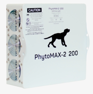 Pm2 200 Back Right - Black Dog Led Grow Phytomax 2