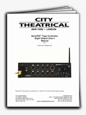 Qolorpix Tape Controller User's Manual - City Theatrical