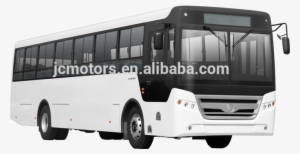 12m Front Engine Golden Dragon City Bus Inner City - City Bus Black And White
