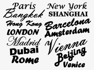 Sticker Citation Paris Bangkok Hong Kong London Ambiance - Bæjarins Beztu Pylsur