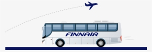 Finnair Bussi Vaalea Tausta - Finnair Bus