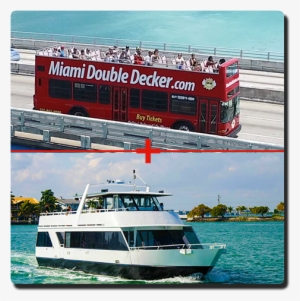 City Tour Boat Tour Combo - 305 Double Decker Miami