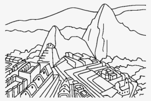 Dibujo De Machu Picchu Para Colorear - Machu Picchu Para Dibujar