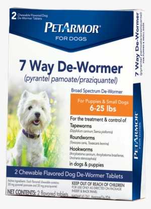 Petarmor 7 Way De-wormer For Puppies & Small Dogs, - Seven Way Dewormer Petarmor