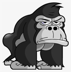 Gorilla Clipart Cartoon - Cartoon Gorilla Png