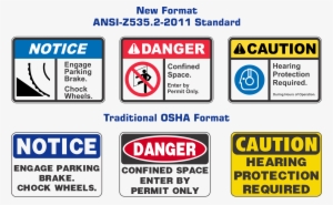 Ansi Safety Signs - Osha Ansi Safety Sign