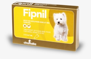 Uncategorized - Fipnil Spot-on Solution For Small Dogs 2-10kg - 3 Pipettes