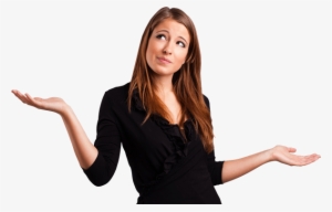 Free Woman Thinking Png - Responsável