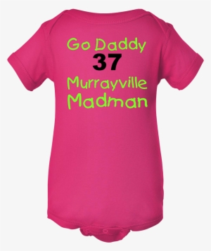 Go Daddy 37 Murrayville Madman Infant Creeper Hot Pink - Acheivement Unlocked Baby Onsie