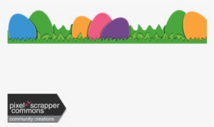 Eastern Egg Page Border - Digital Scrapbooking