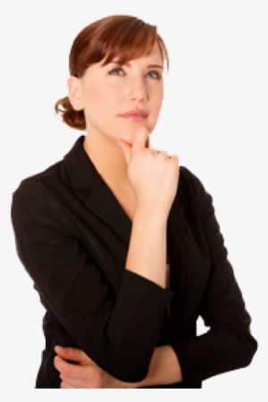Thinking Woman Png Free Download - Woman Thinking