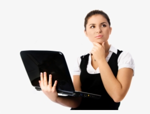 Business Woman Thinking - Business Woman Thinking Png Transparent
