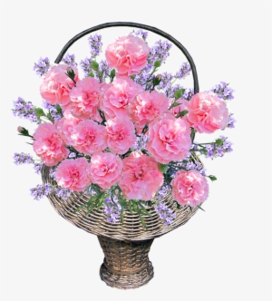 Clipart Resolution 642*720 - Bouquet Transparent Pink Carnation Floral Arrangement