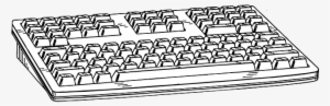 28 Collection Of Keyboard Drawing Image - Sketch Of Computer Keyboard