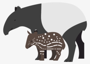 Tapir Clipart Denver Zoo Hippopotamus Clip Art - Tapir Transparent Background