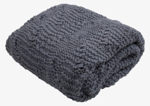 Blanket Png - Gray Solid Throw (51"x67") - Jaipur Living