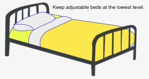 Empty Hospital Bed Clipart