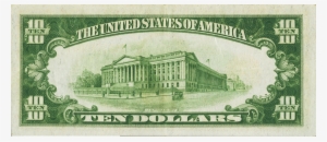 $10 1928 Gold Certificate - 10 Dollar Bill 1950