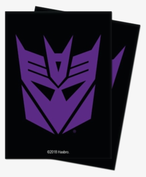 Ultra Pro Game Sleeves-transformers Decepticon Symbol - Transformers Decepticon