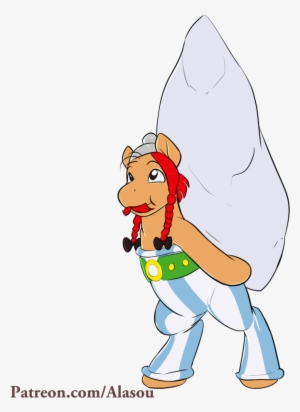 Alasou, Asterix, Menhir, Moustache, Obelix, Patreon, - Obelix