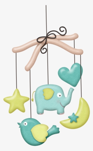 Baby Boy - Cartoon Baby Toy Mobile Clipart