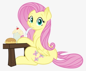 Pony Fluttershy Applejack Mammal Pink Vertebrate Fictional - Fluttershy