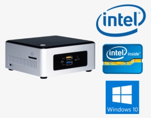 Intel Nuc Computer With N3050 8gb 240gb Ssd Win10 - Intel Celeron I5 Logo