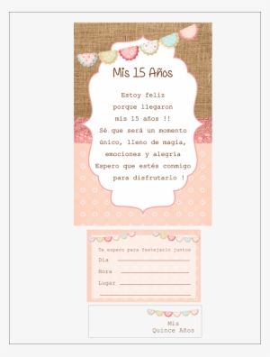 15 Año Invitaciones
