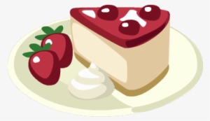 Strawberry Cheese Cake - Cheese Cake Cartoon Png