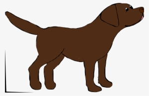 Marley The Chocolate Labrador - Chocolate Lab Cartoon Dogs