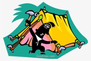 Tent Clipart Person - Person