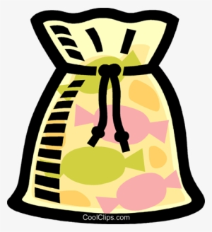 Bag Of Candy Royalty Free Vector Clip Art Illustration - Things To Put On All About Me