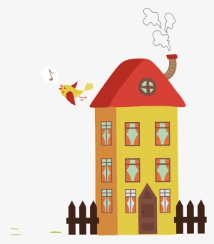 Cartoon Building Hd Illustration - Cartoon