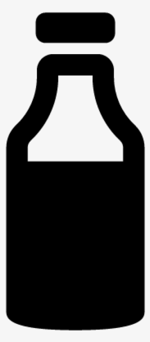 Milk Bottle Vector - Dropper Bottle Icon
