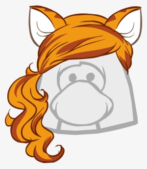 The Orange Kittytail - Club Penguin Cat Hair