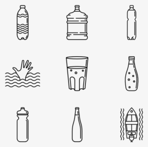 H2o - Water Bottle Pack Icon