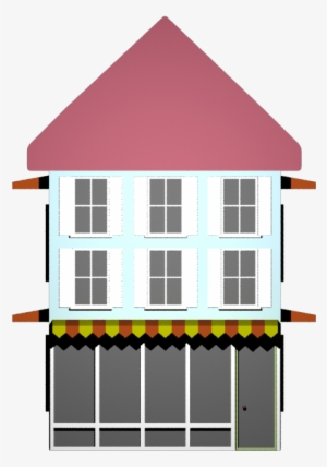Cartoon Building Png Download - Building